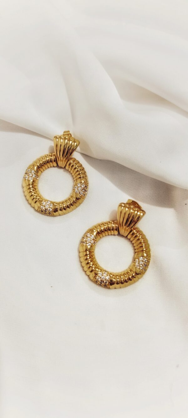 Zarcillos Golden Boucles